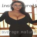 Average mature females